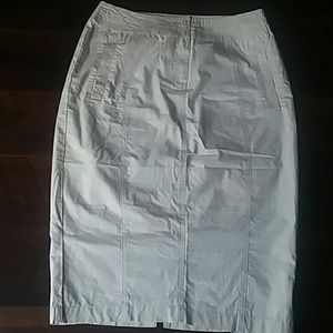 NWOT Newport News Beige Pencil Skirt